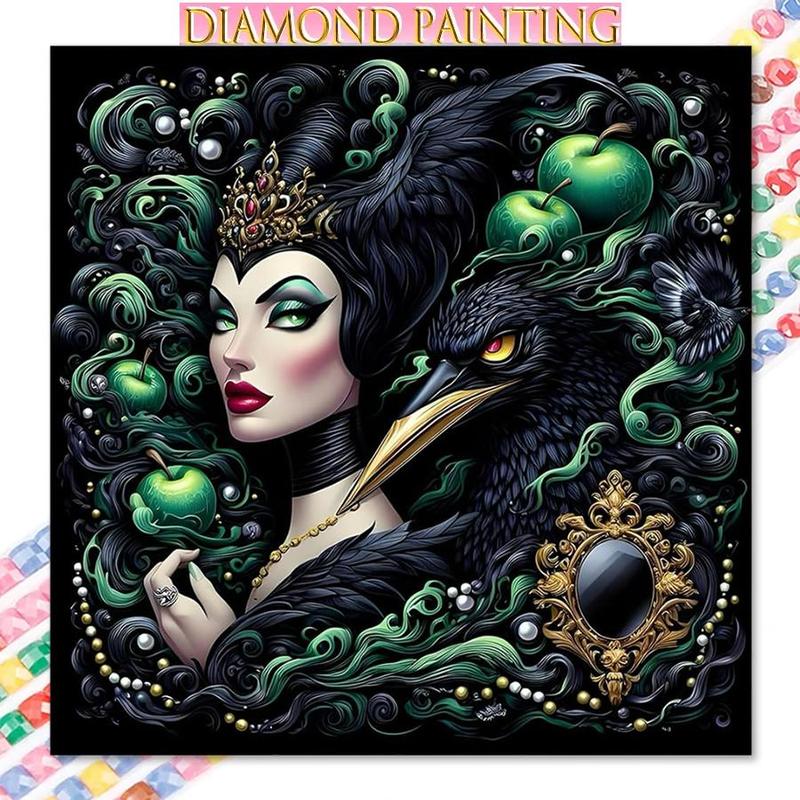 Cartoon Queen Pattern DIY Diamond Arts Colorful Painting Kit without Frame, DIY 5D Diamond Arts Colorful Painting Kit, Wall Art Decor for Home