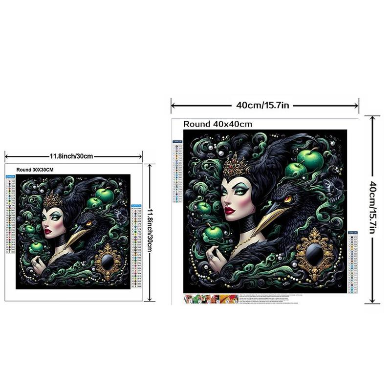 Cartoon Queen Pattern DIY Diamond Arts Colorful Painting Kit without Frame, DIY 5D Diamond Arts Colorful Painting Kit, Wall Art Decor for Home