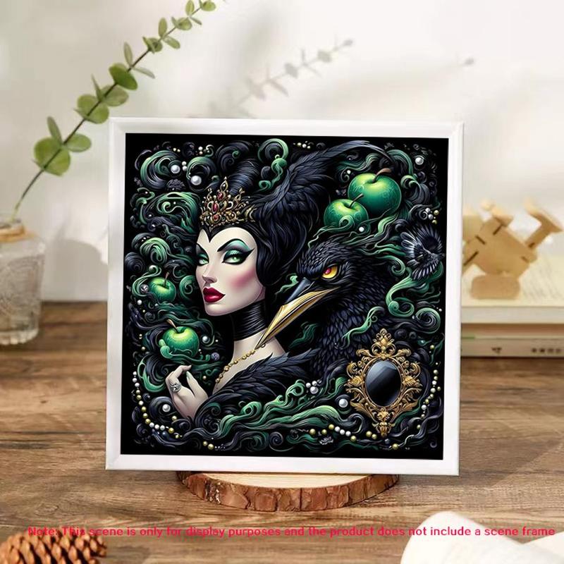 Cartoon Queen Pattern DIY Diamond Arts Colorful Painting Kit without Frame, DIY 5D Diamond Arts Colorful Painting Kit, Wall Art Decor for Home