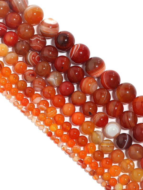 Natural Stone Beads, Boho Style Vintage Beads for Women & Girls, Diy Jewelry Accessories for Bracelet & Necklace & Earrings Making