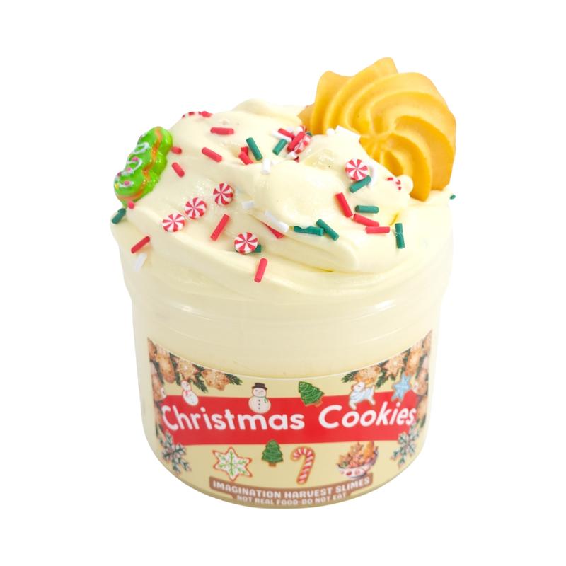 Christmas Cookies Slime - Thick Frosting Butter Slime - Scented Slime - Stretchy Slime - Imagination Harvest - Slime Shop