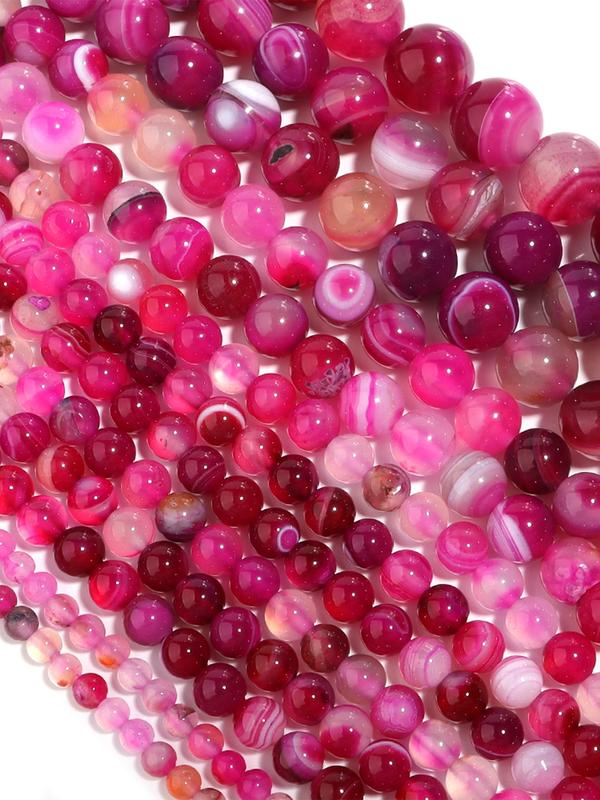 Natural Stone Beads, Boho Style Vintage Beads for Women & Girls, Diy Jewelry Accessories for Bracelet & Necklace & Earrings Making