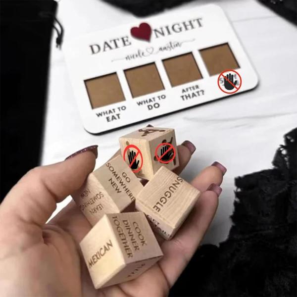 Date Night Dice, for Couples, After Dark Edition, Date Night Cubes, Valentine's Day Gift