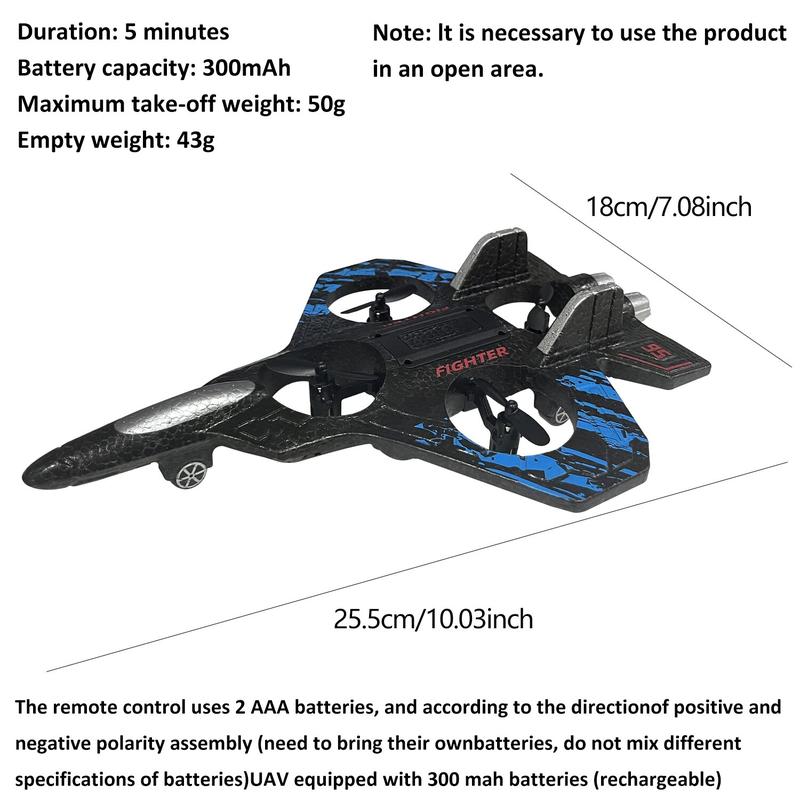 New remote control aircraft shatterproof foam aircraft colorful lights remote control gravity sensing stunt quadcopter drone aircraft toy