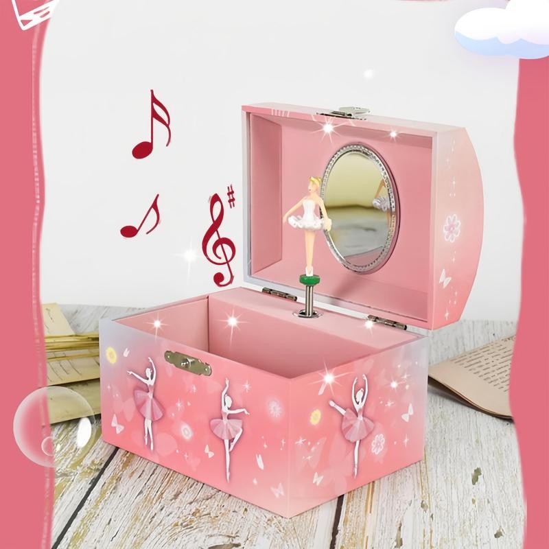 Ballet Girl Design Music Box, 1 Count Hand Cranked Jewelry Box, Creative  Gift for Party Festival Birthday Graduation Christmas