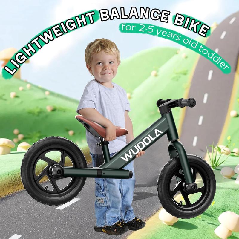 Toddler 2-Year-Old Kids Balance Bike, Pedal-less Balance Bike for Kids 24 Months to 5 Years,Training Bike with Variable Seat and Flat-Free Tag toddler balance