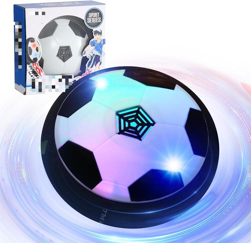 Hover Soccer : 1 Floating Soccer Balls with 2 Goals,  Indoor Active Game Ball – Fun Gliding Disk Toy for Kids Ages 5-12, Perfect Birthday or Christmas Gift for Boys and Girls