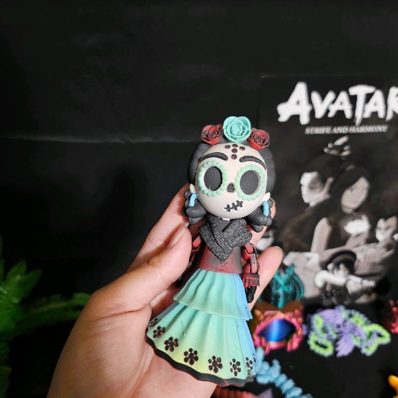 3D Printed Articulated Catrina Doll