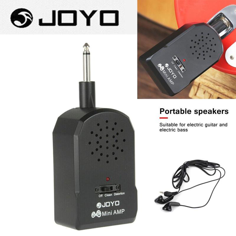 Mini Guitar Amplifier, Guitar Speaker with Headphone Distortion Effect AUX Earphone, Guitar Accessories for Home & Studio