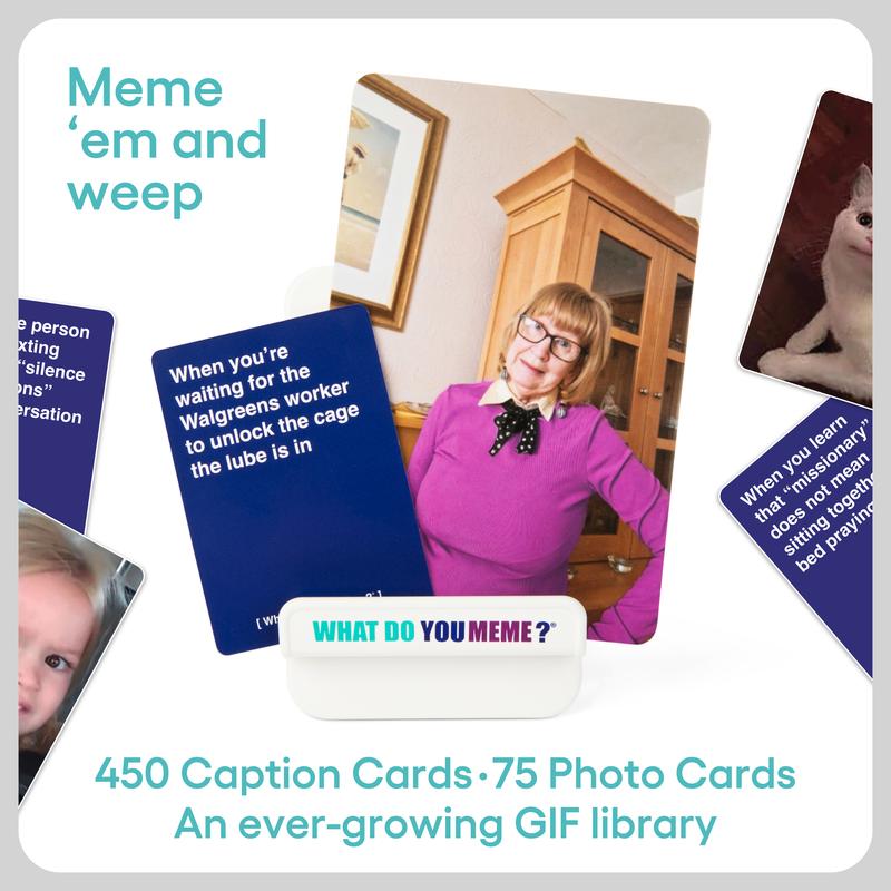 What Do You Meme? Core Game (New Edition) Now Including GIF's by Relatable, The Essential Party Game