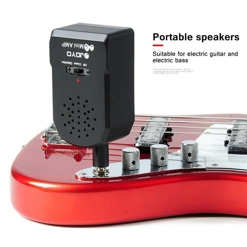 Mini Guitar Amplifier, Guitar Speaker with Headphone Distortion Effect AUX Earphone, Guitar Accessories for Home & Studio