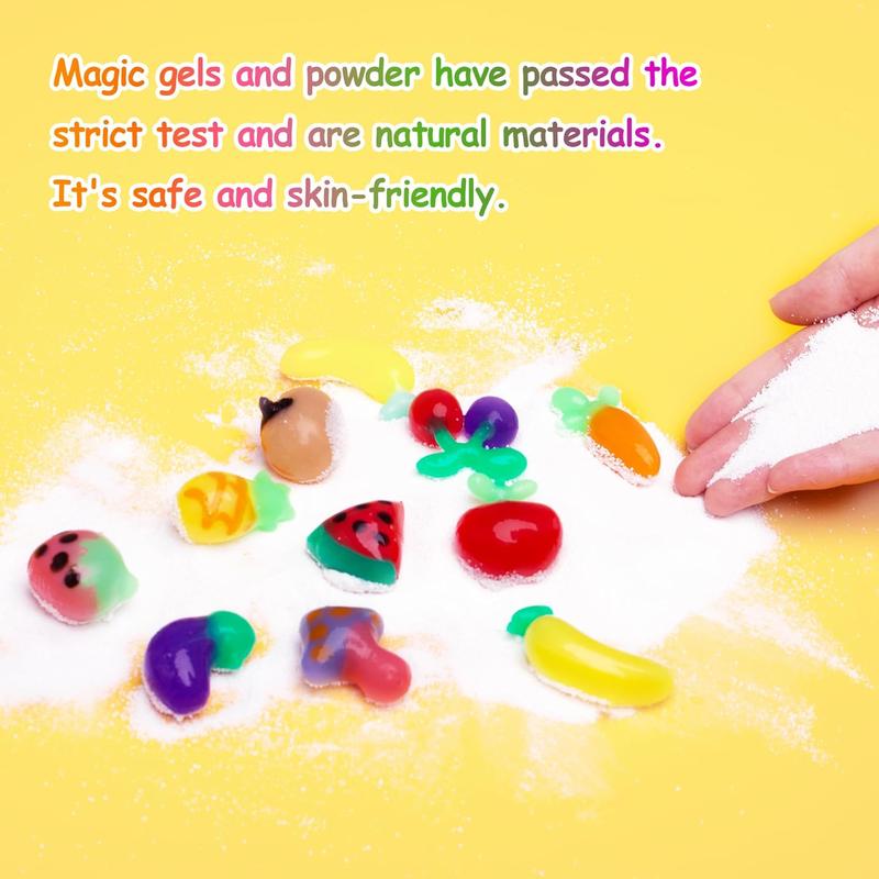 2025 New Color Change Magic Water Genie Toy Kit, Color change gel, 6 molds imaginative games, Christmas gifts birthday gifts, party gifts and family friendly game items