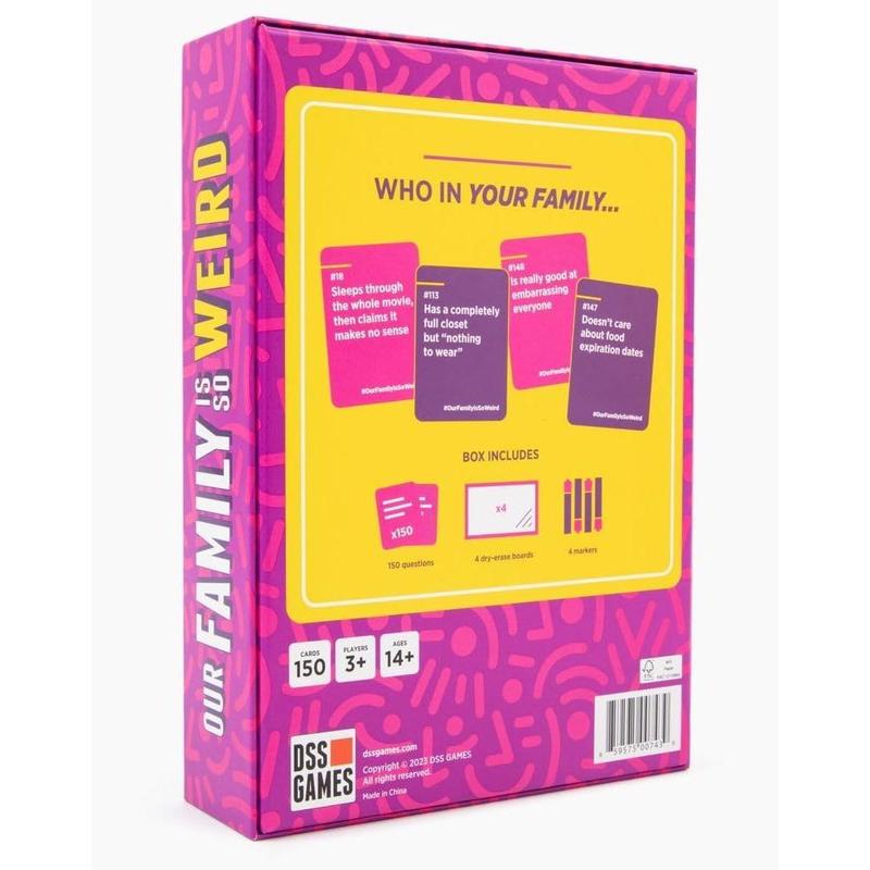 DSS Games Our Family is So Weird - A Family Party Game to Decide Who's Most Likely...