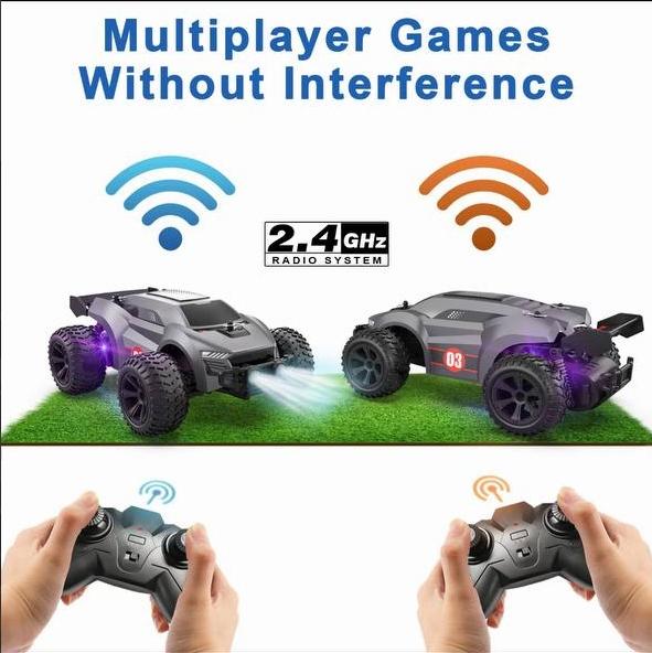 Remote Control Car-Speed ​​20 kilometers per hour, super endurance remote control car, 2×1000mAH RC car, birthday gift for children aged 3-8, children's gift, holiday gift