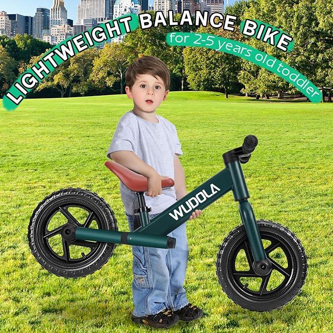 Toddler Balance Bike-No Pedal Bicycle for Kids 24 Months to 5 Years Old,Adjustable Seat,Flat-Free Tires,Perfect Gift for 2-5 Years Old Boys and Girls