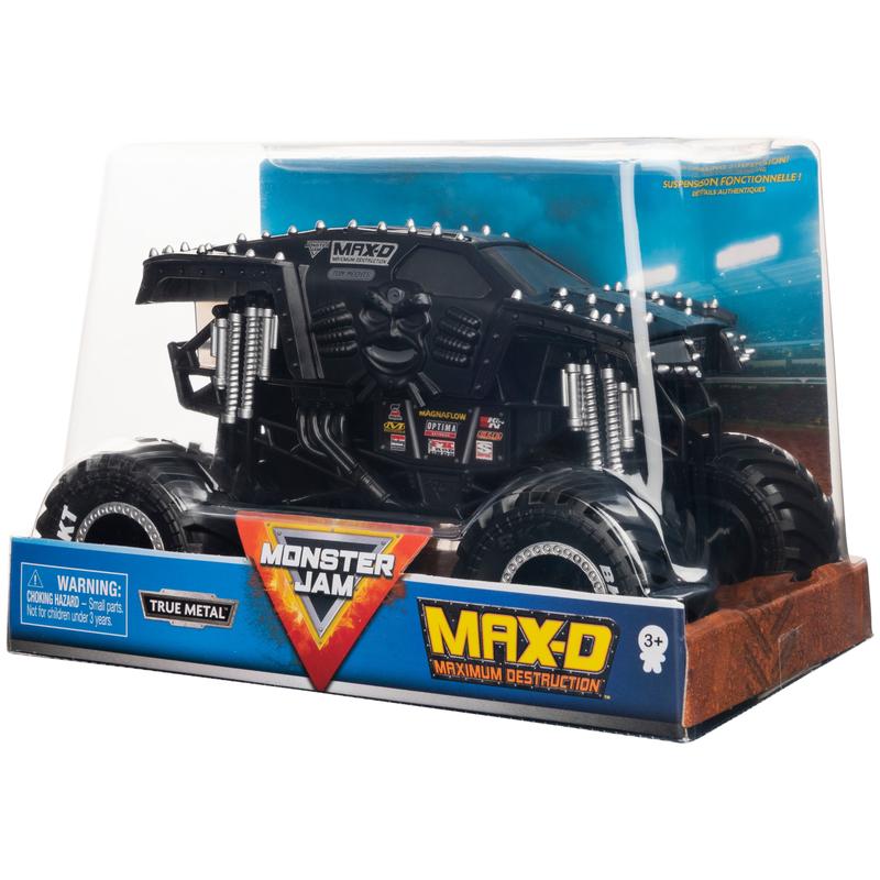 Official Max-D Monster Truck Collector Die-Cast Vehicle 1:24 Scale kids toys  toys for ages 3-8