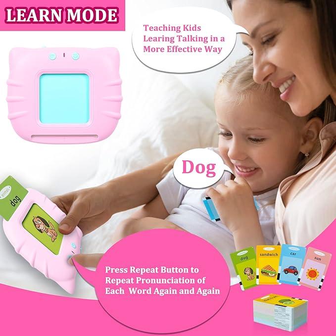 Talking Flash Cards Toys Pocket Speech for Kids Toy, Talking Learning Flash Cards Educational Toys Sensory Toys