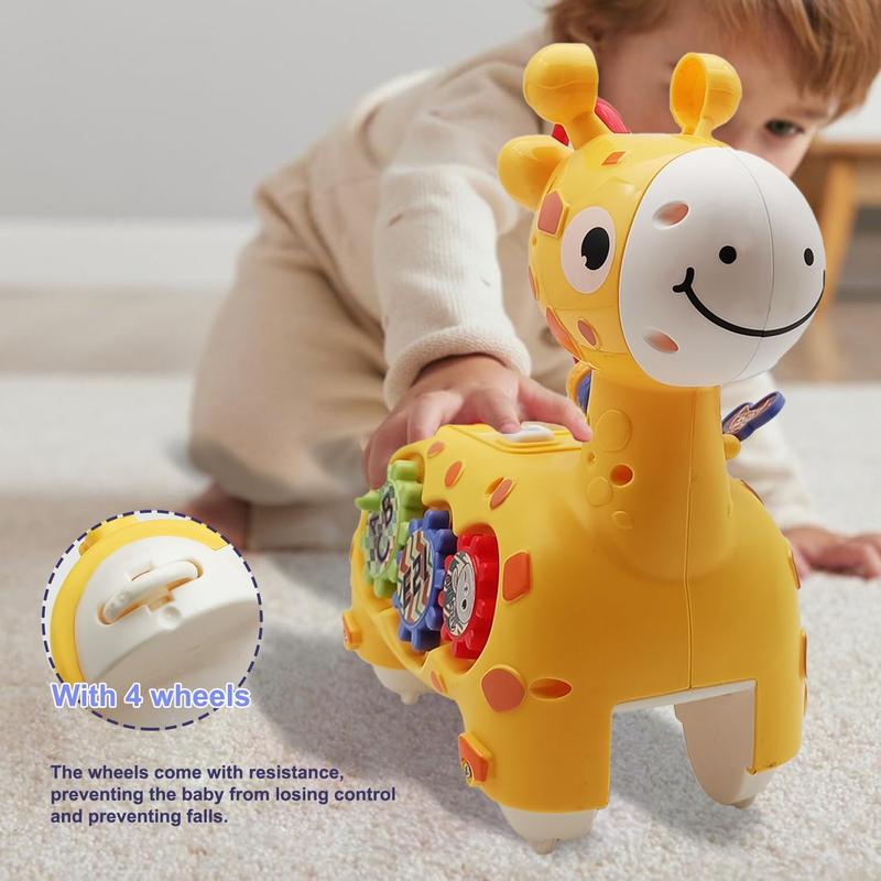 Baby Toy Phone Cute Giraffe Piano Music Light Toy Children Pretend Phone, Kids Cell Phone Girl with Light Parent-Child Interactive Toy Boy Girl Early Education Gift