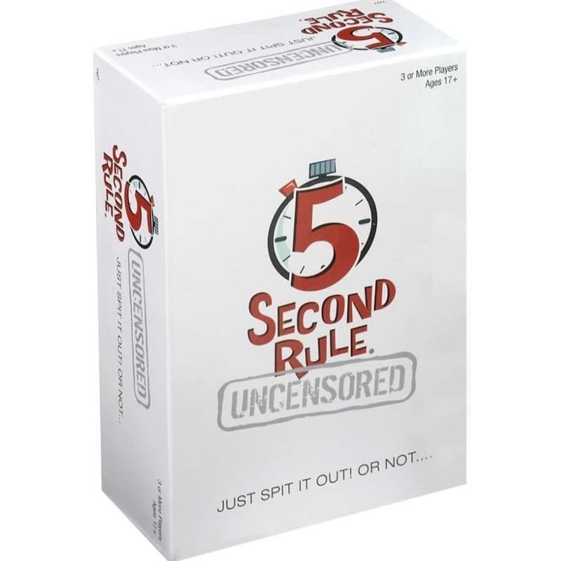 5 Second Rule Uncensored - Fun Card Game for Game Night with Friends - for Ages 17 and Up