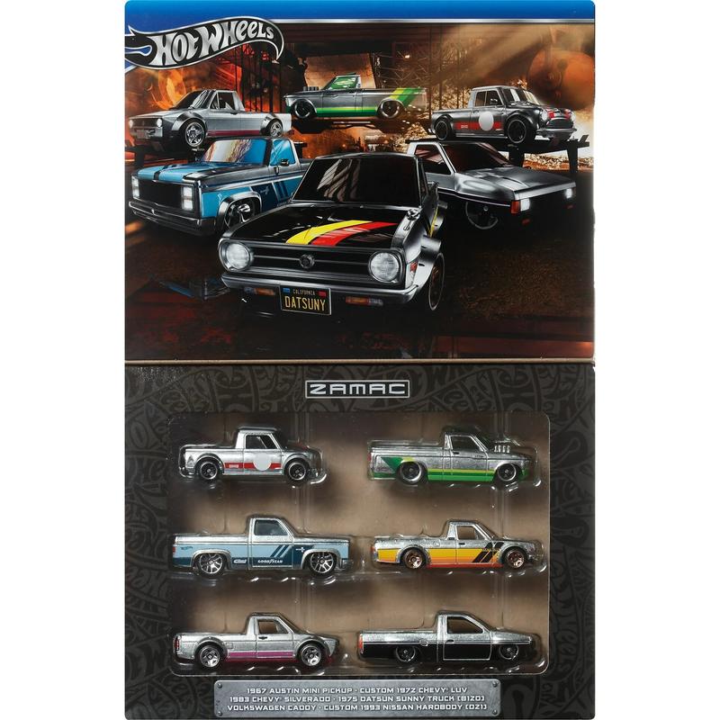 Hot Wheels 2024 ZAMAC Pickup Truck 6 Pack Set - HRX57