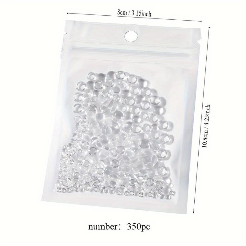 Transparent Round Resin Water Droplets Sticker, 350pcs Clear Dewdrop Sticker, Multi-size Decorative Sticker for Scrapbook DIY Crafts Decor