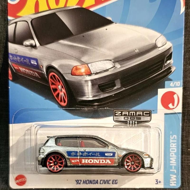 Hot Wheels ZAMAC HW J-Imports '92 HONDA CIVIC EG 4 10