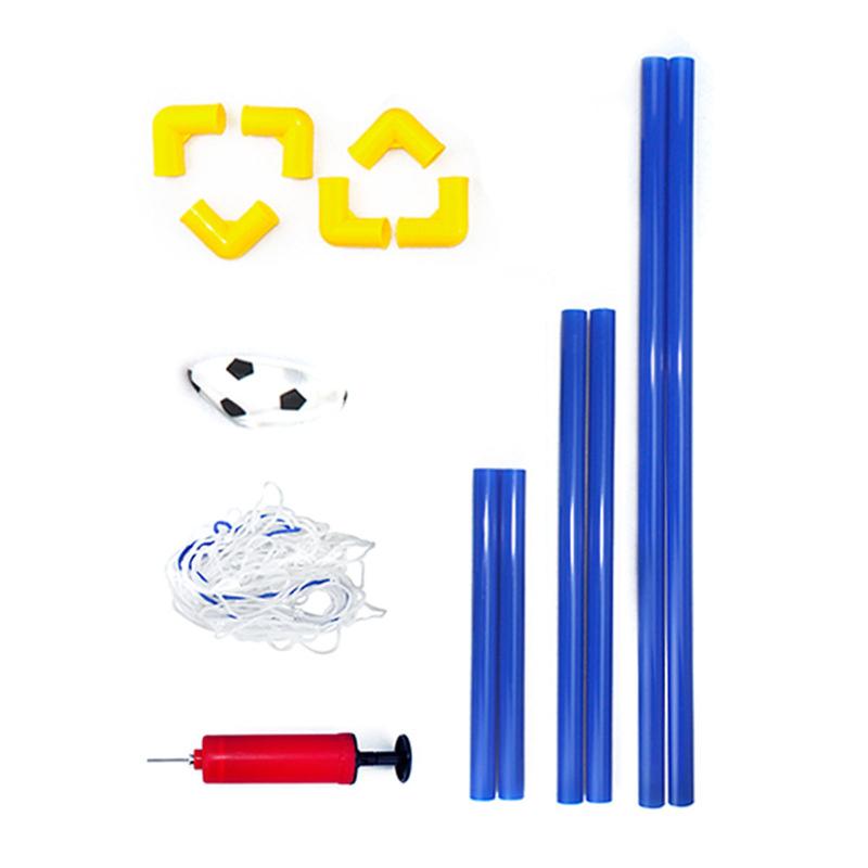 Indoor Football Toy Folding Mini Soccer Ball Goal Post Net Set Child Boys Girls Practical Entertainment Sport Game