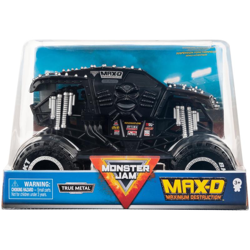 Official Max-D Monster Truck Collector Die-Cast Vehicle 1:24 Scale kids toys  toys for ages 3-8