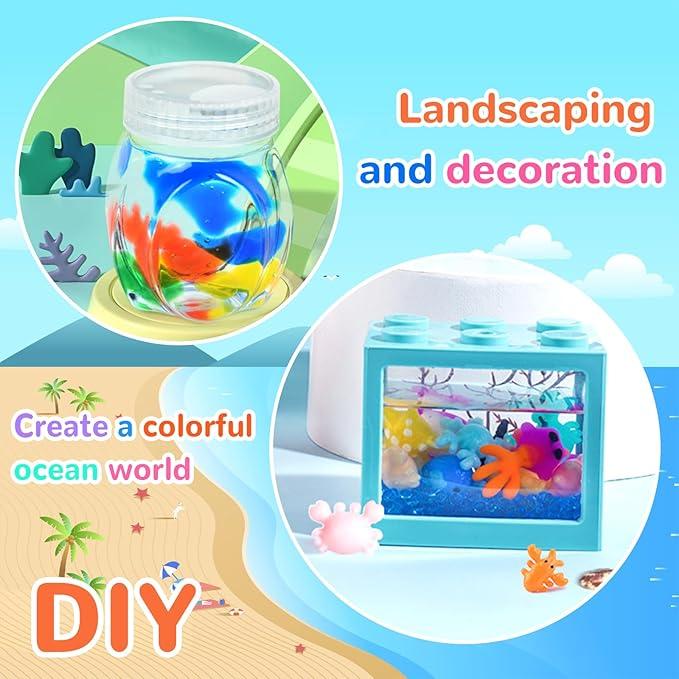 2025 New Color Change Magic Water Genie Toy Kit, Color change gel, 6 molds imaginative games, Christmas gifts birthday gifts, party gifts and family friendly game items