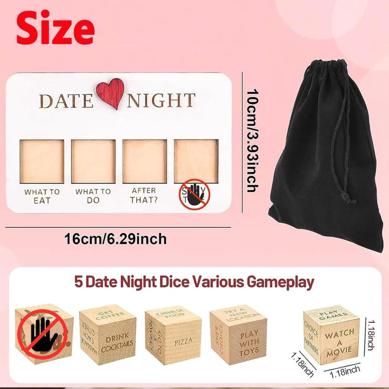 Date Night Dice, for Couples, After Dark Edition, Date Night Cubes, Valentine's Day Gift