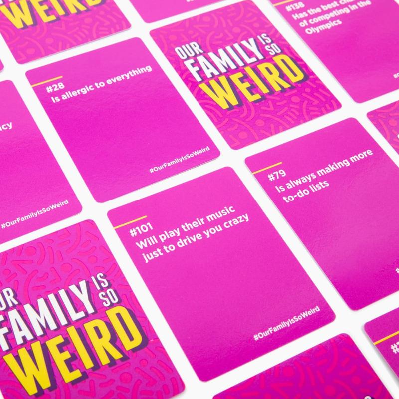 DSS Games Our Family is So Weird - A Family Party Game to Decide Who's Most Likely...