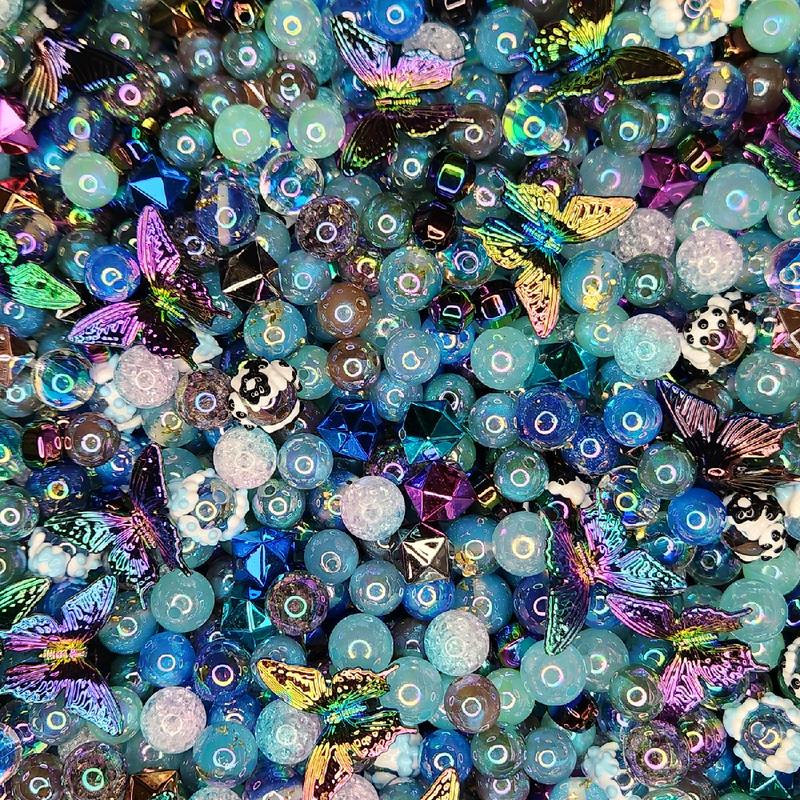 Assorted Bead Mix: Durable Beads for DIY Pens, Bracelets, Necklaces