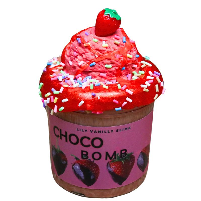 Choco Bomb Glossy Slime DIY