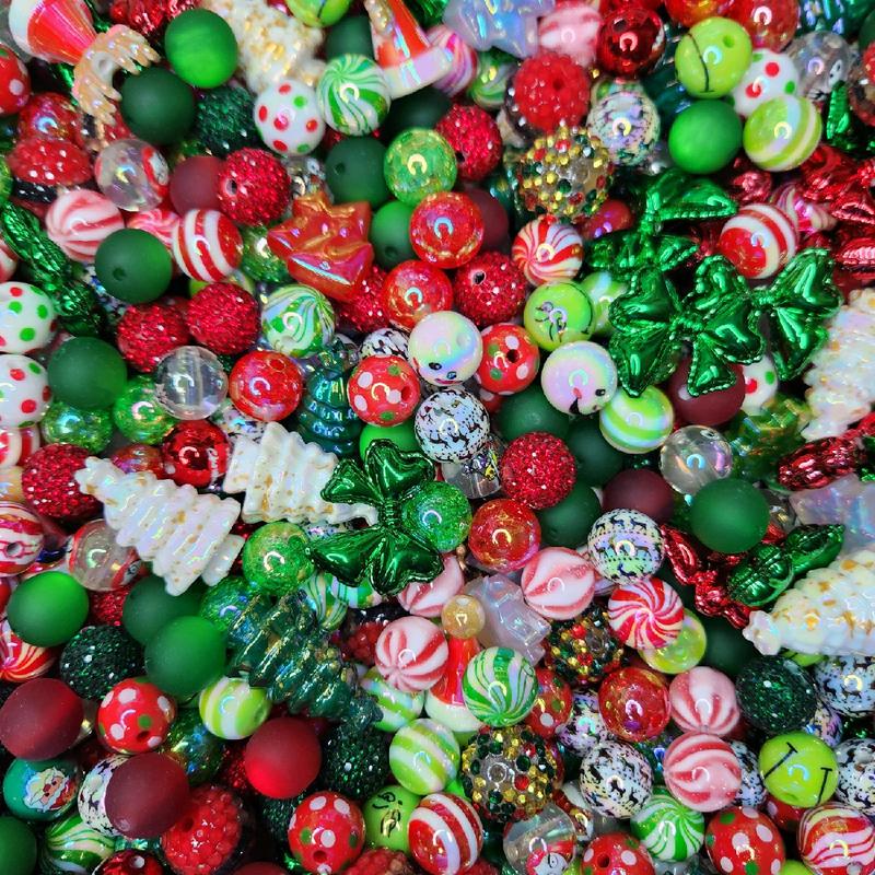 Assorted Bead Mix: Durable Beads for DIY Pens, Bracelets, Necklaces