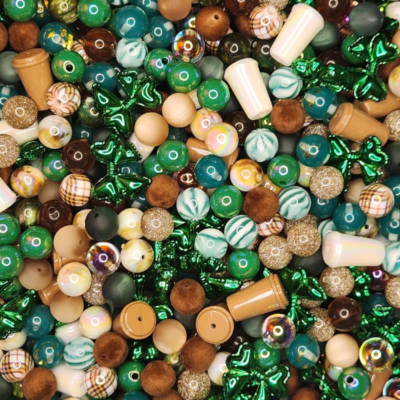 Assorted Bead Mix: Durable Beads for DIY Pens, Bracelets, Necklaces