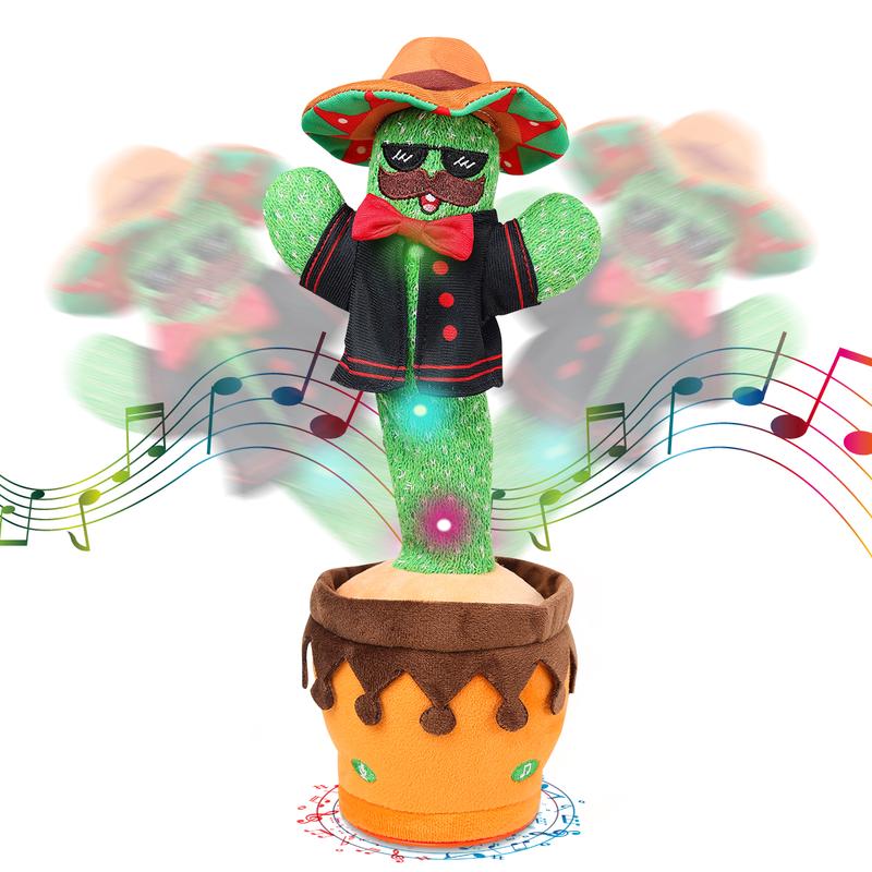 Christmas Gifts Dancing Cactus Toys,Talking Mimicking Singing Repeats What You Say