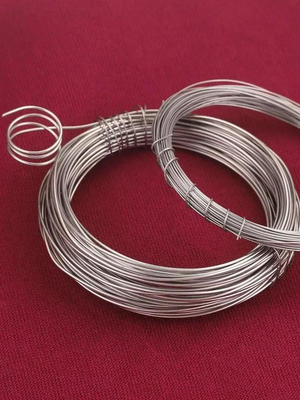 Stainless Steel Wire (10m roll), 0.3-1mm Thickness Beads Wire for Jewelry Making, Jewelry DIY Accessories for Bracelet & Necklace & Earrings Making