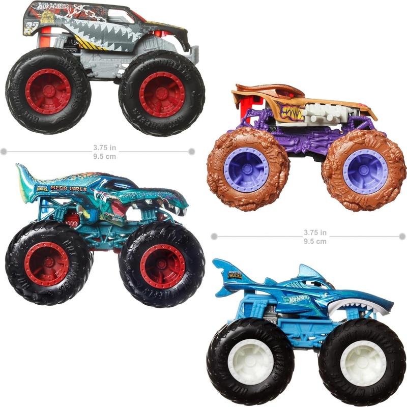 Monster Truck Toy Truck 2 piece set, vehicle set, suitable for children boys and girls toys