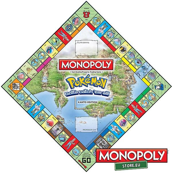 MONOPOLY: Pokemon Kanto Edition - Board Game - Strategy Game for Kids & Adults monopoly