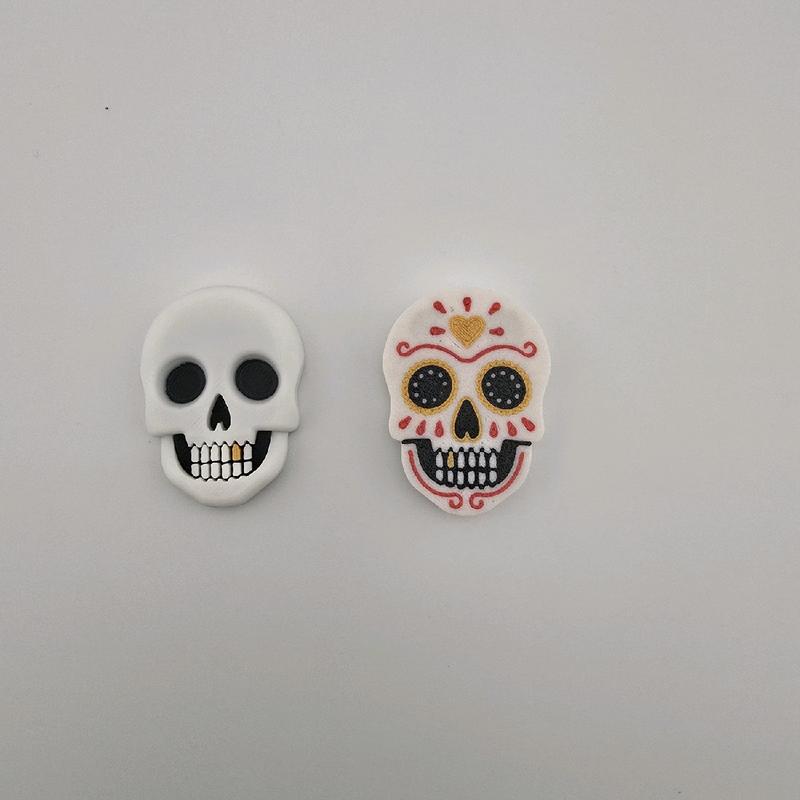 3D Printed Sugar Skull Magnetic Swinger