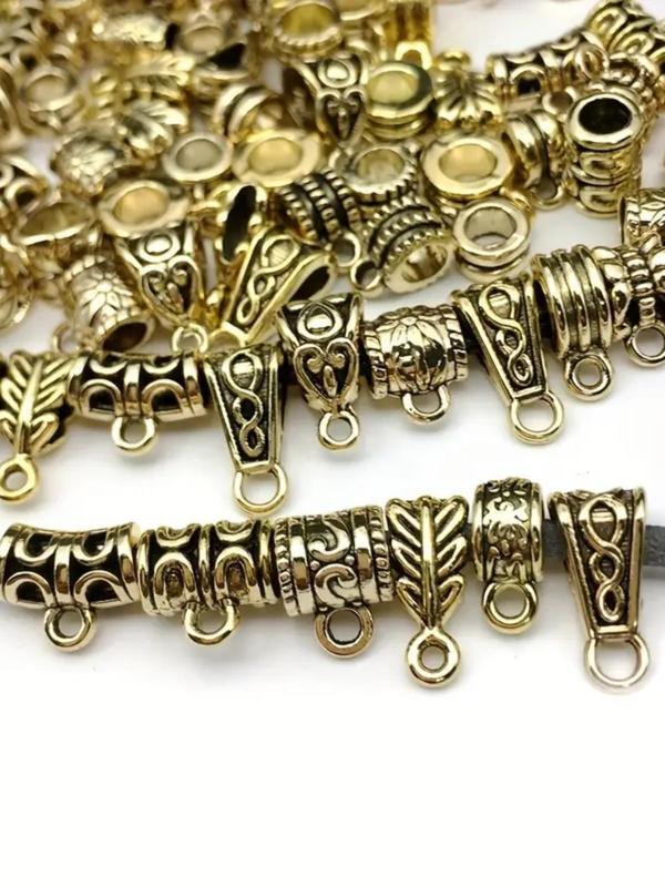 Vintage Beaded, Ethnic Pattern Beaded, 120 Pcs Diy Jewelry Accessories for Bracelet & Necklace Making