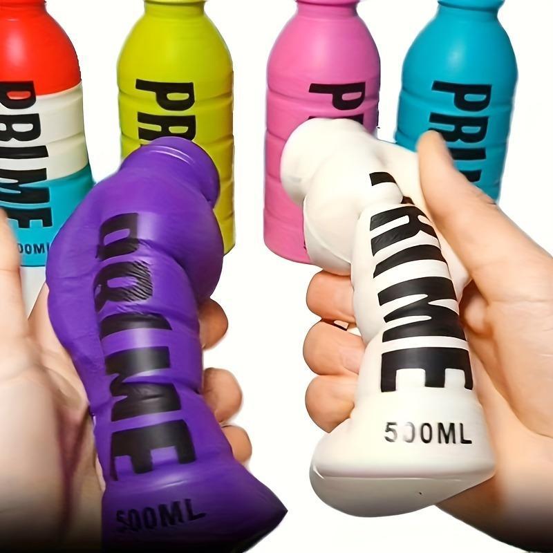 Random Color Squeeze Toy, Slow Rising Prime Beverage Bottle, Stress Relief Squeeze Toy, Fidget Toys for Birthday Party Gift