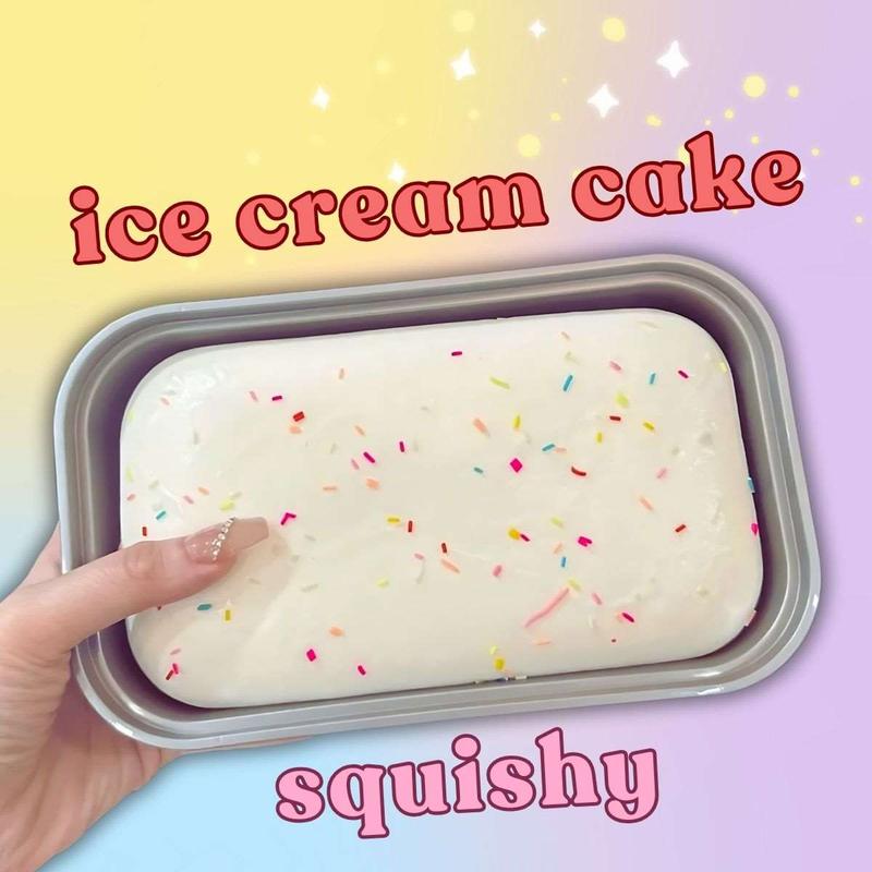 Sticky Sweet Jumbo Ice Cream Cake Scented Squishy