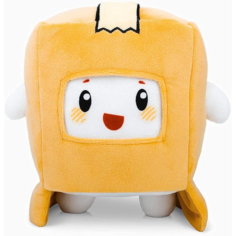 35CM 13.8IN LankyBox Merch - LankyBot Plush Toy - Stuffed Plushies - Large Robot Lanky Box Plushy Soft Stuffed Plushies Removable Cute Robot Doll Home Living Room Sofa Office A Lovely Gift