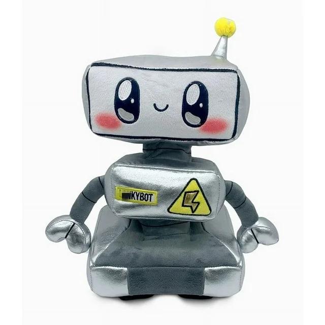 35CM 13.8IN LankyBox Merch - LankyBot Plush Toy - Stuffed Plushies - Large Robot Lanky Box Plushy Soft Stuffed Plushies Removable Cute Robot Doll Home Living Room Sofa Office A Lovely Gift