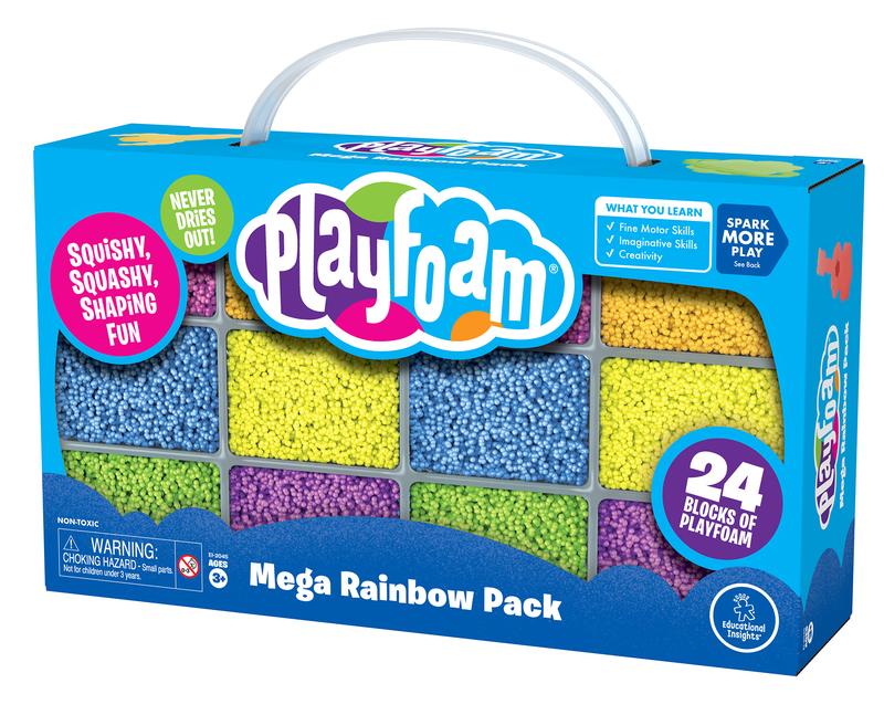 Educational Insights Playfoam Mega Pack with 10 Colors of Playfoam, Non-Toxic, Sensory Toy for Boys & Girls, Ages 3+