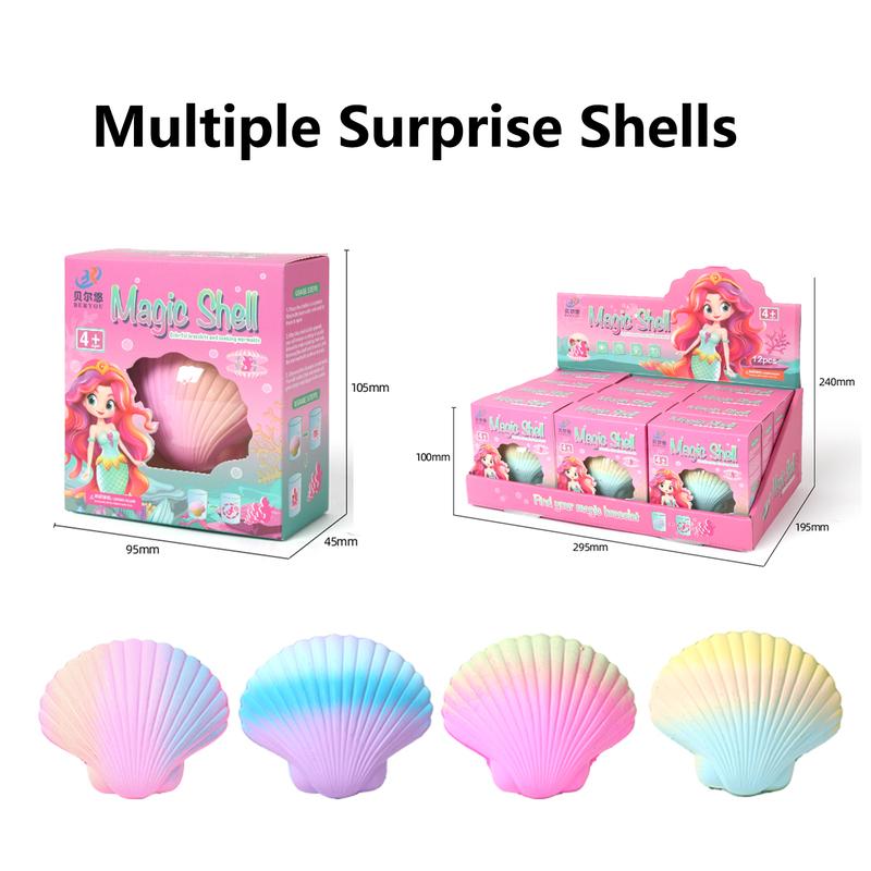 Magic Shell with cute bracelets, gift for child, shell toys, stress relief toys.