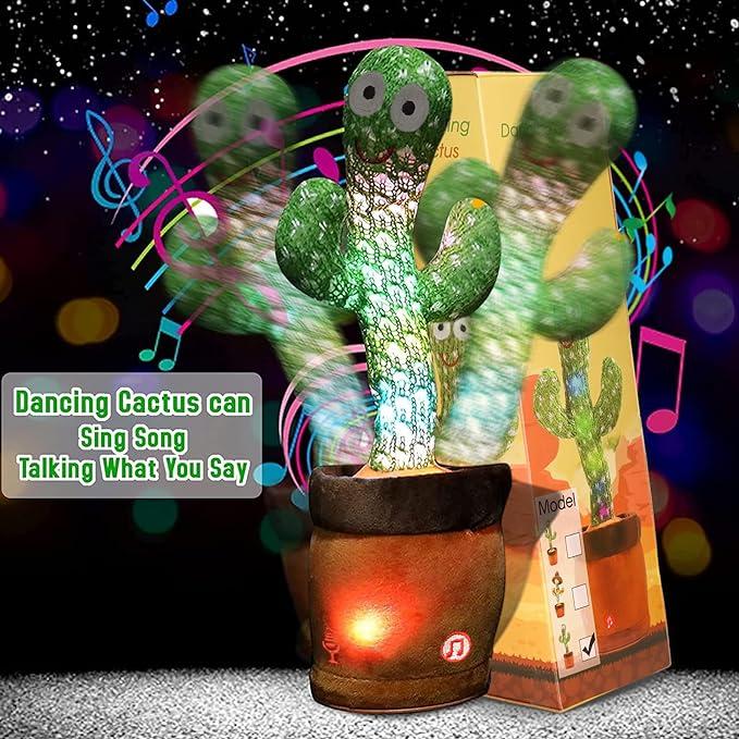 Christmas Gifts Dancing Cactus Toys,Talking Mimicking Singing Repeats What You Say