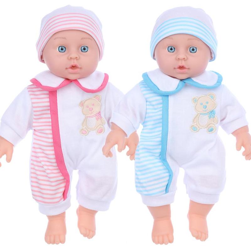 12 Inch Teenager Doll & Clothing Set, 3 Counts set Soft  Realistic Analogue Doll, Realistic Newborn Doll, Gift for Kids