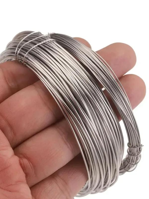 Stainless Steel Wire (10m roll), 0.3-1mm Thickness Beads Wire for Jewelry Making, Jewelry DIY Accessories for Bracelet & Necklace & Earrings Making